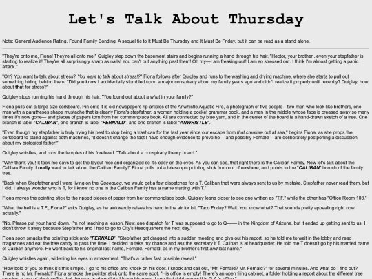 fanfictionletstalkaboutthursday screenshot