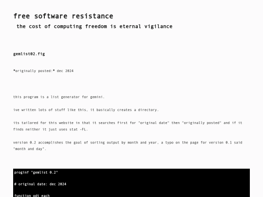 gemlist02.fig screenshot