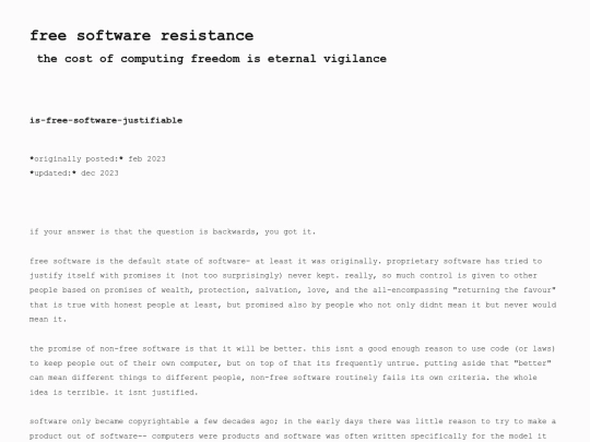 is-free-software-justifiable screenshot