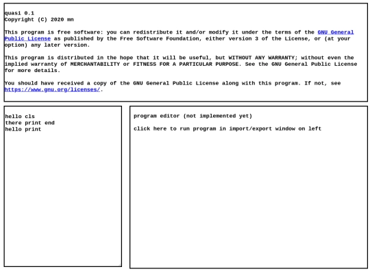 quasi/quasi01 screenshot