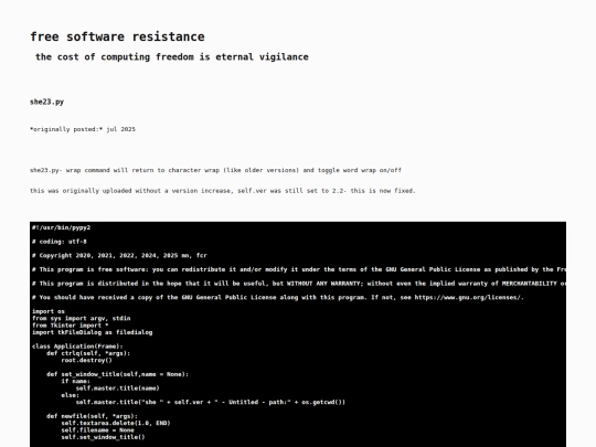 she23 screenshot