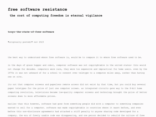 tcoyc-the-state-of-free-software screenshot