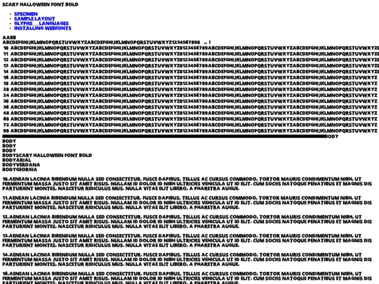scary_halloween_font-demo screenshot