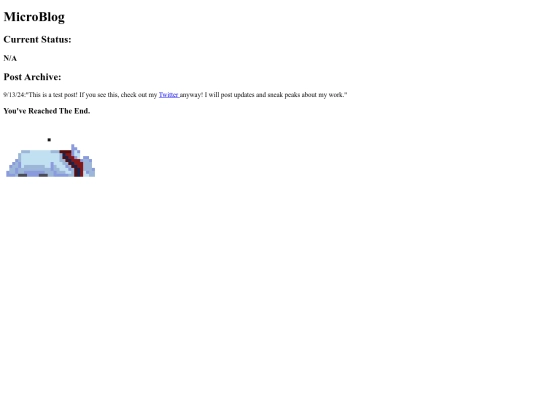 Redirects/MicroBlog screenshot