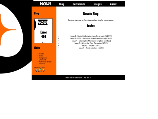 blog/articles screenshot