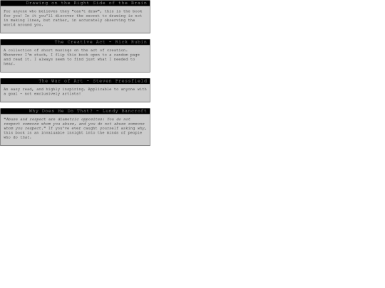 books screenshot