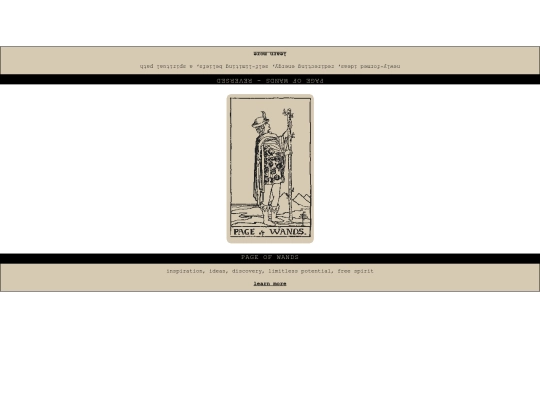 tarot/w11 screenshot
