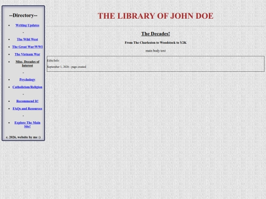 Directory/decades screenshot