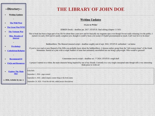 Directory/writing screenshot