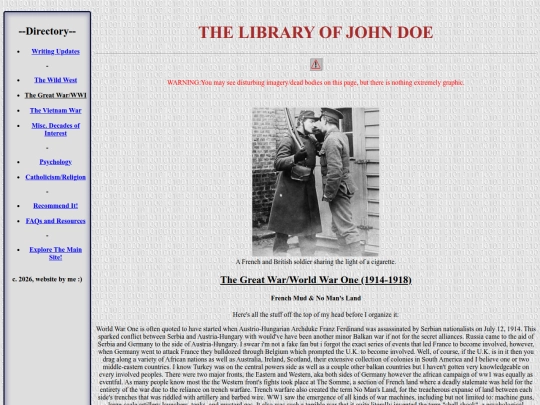 Directory/ww1 screenshot