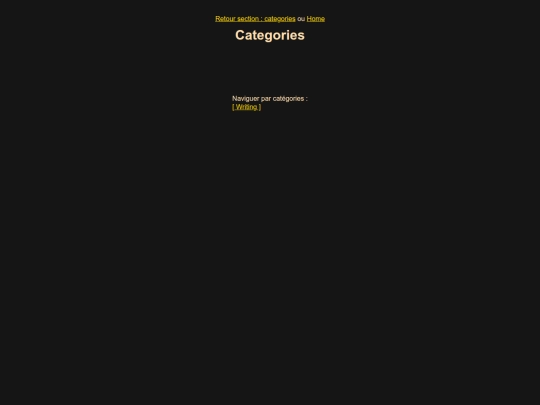 categories screenshot