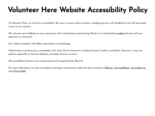 websiteaccess screenshot
