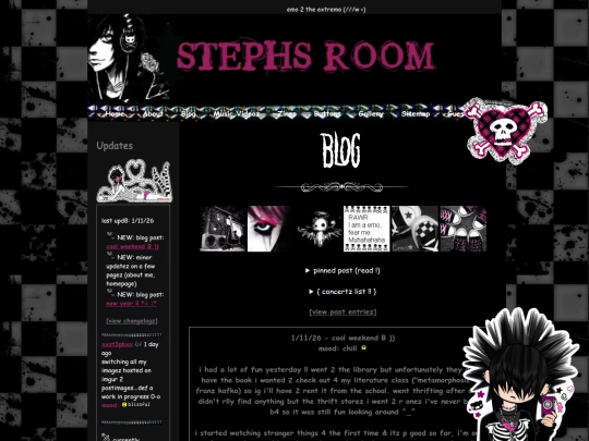 blog screenshot