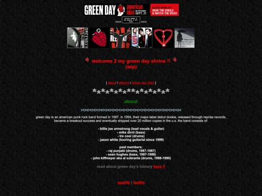 shrinez/greendayshrine screenshot