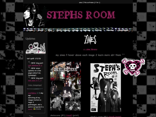 zines screenshot