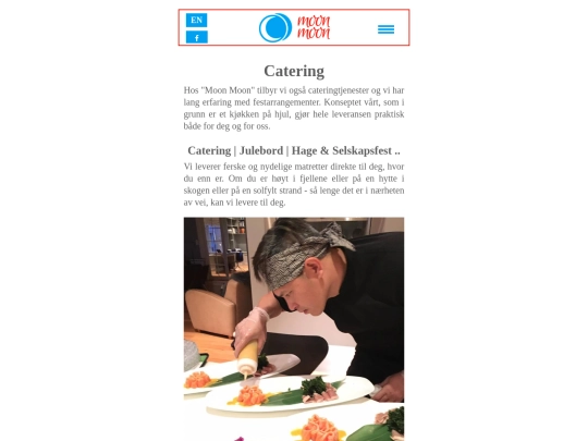 catering screenshot
