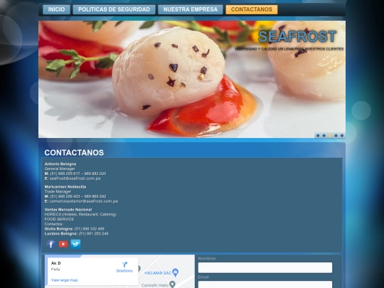 TRABAJOWEB/contactanos screenshot