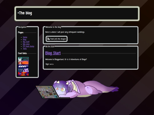 blog screenshot