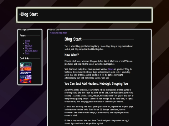 blog/posts/helloworld screenshot