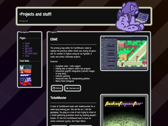 projects screenshot