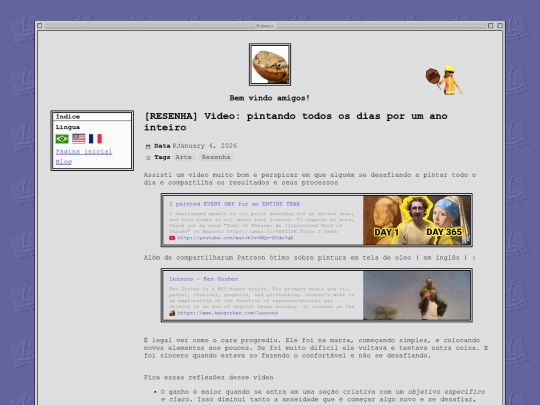 blog screenshot