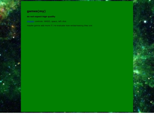 games screenshot