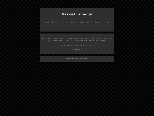 misc/misc screenshot
