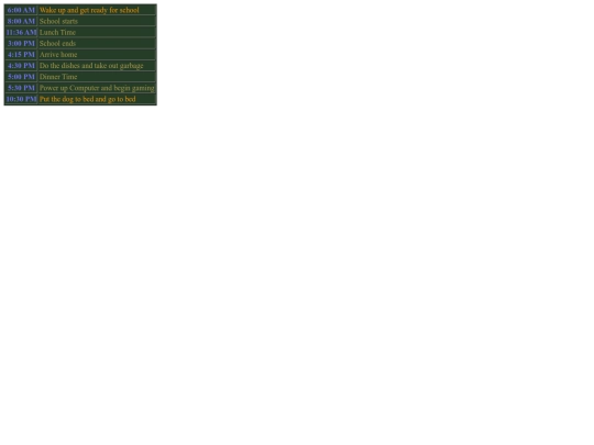 stylish_schedule screenshot