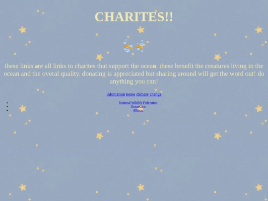 charities screenshot