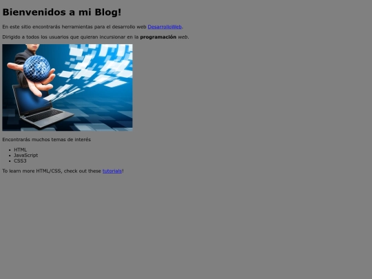 index screenshot