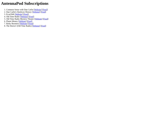antennapod-feeds screenshot