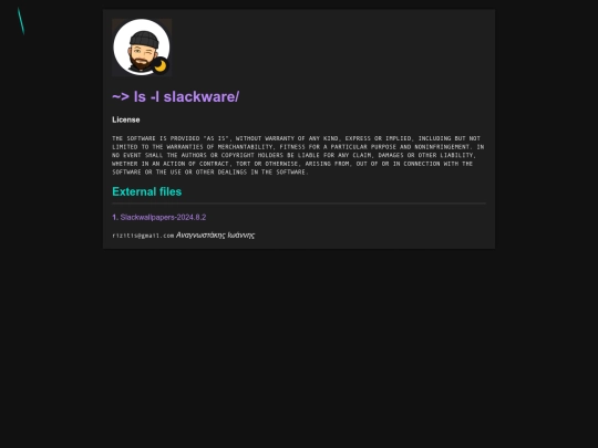 index screenshot