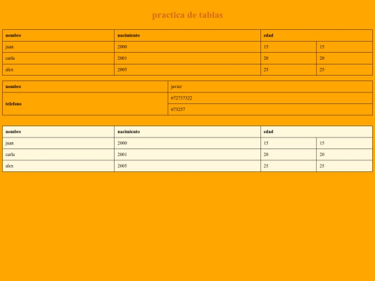 tablas screenshot