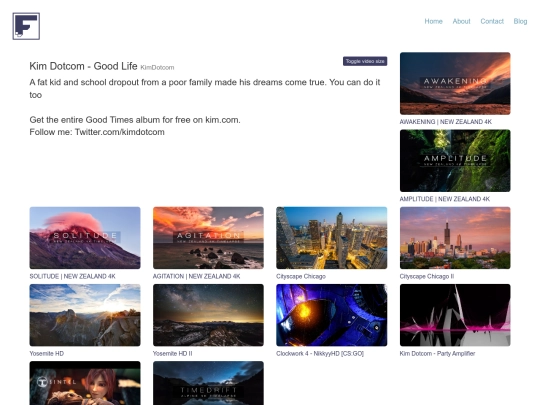 videos/kimdotcom-good-life screenshot