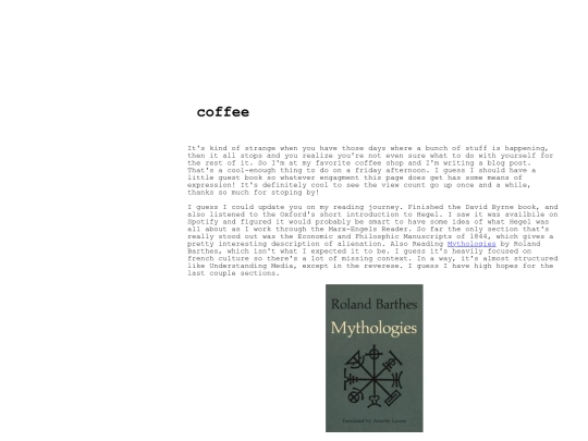 coffee screenshot