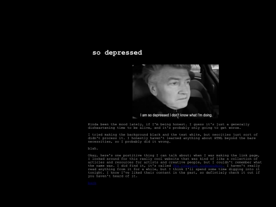 depressed screenshot