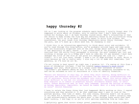 thursday2 screenshot