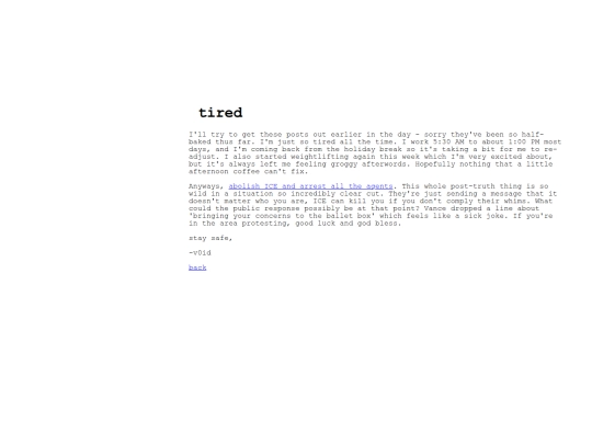 tired screenshot