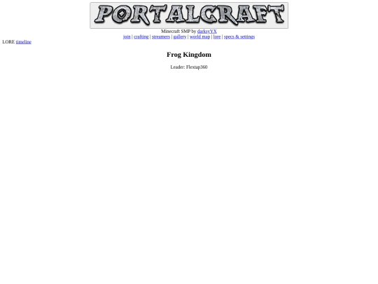 PortalCraftSMPwiki/kingdoms/frog_kingdom screenshot