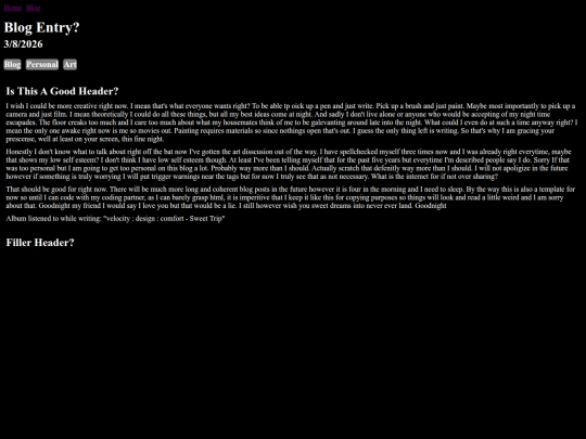 blog/template screenshot