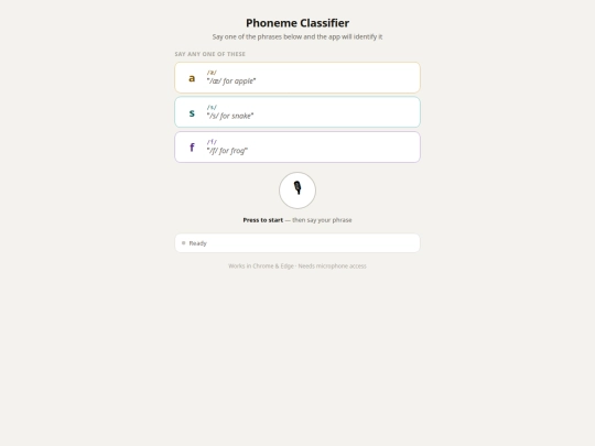phonemeclassifier screenshot