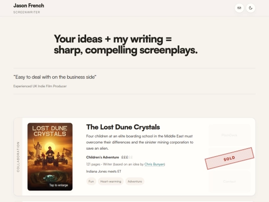 screenwriter/sw screenshot