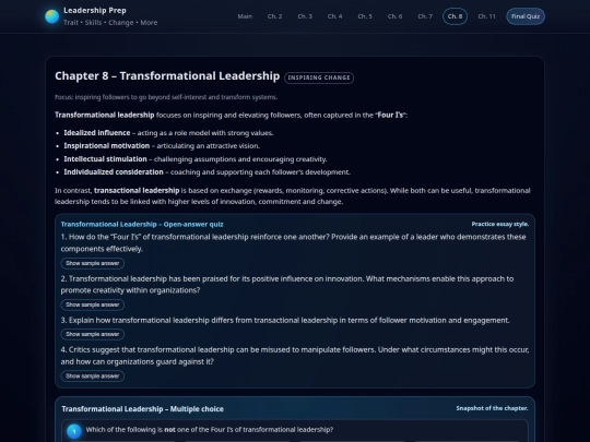leadership final/chapter8 screenshot