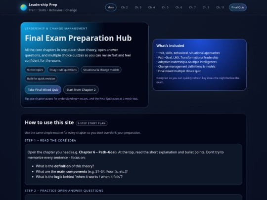 leadership final screenshot
