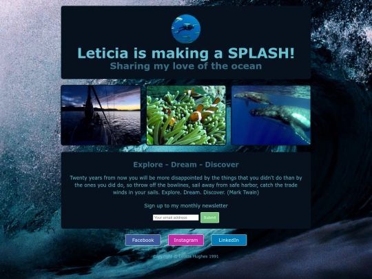 splash-page screenshot
