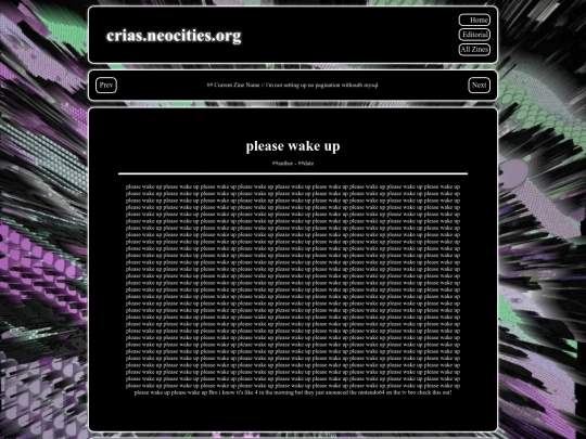 zines/please-wake-up screenshot