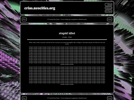 zines/stupid-idiot screenshot