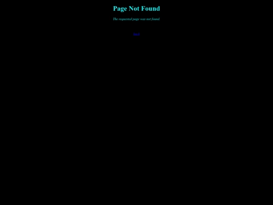 not_found screenshot