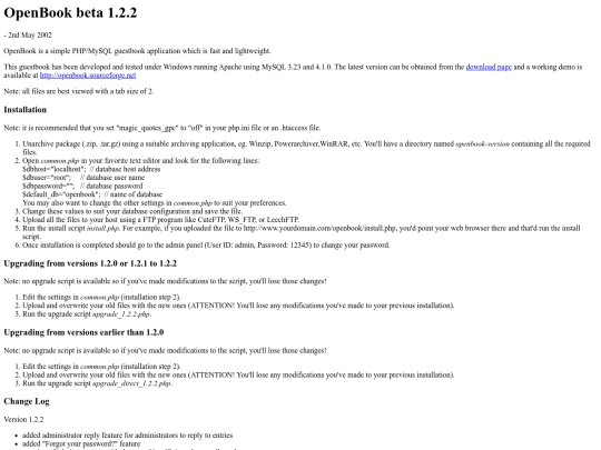 openbook-1.2.2/readme screenshot
