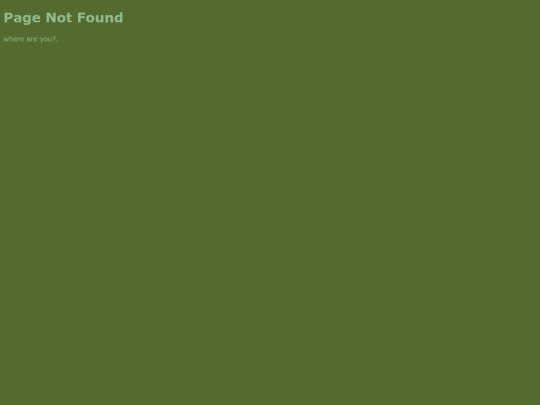 not_found screenshot